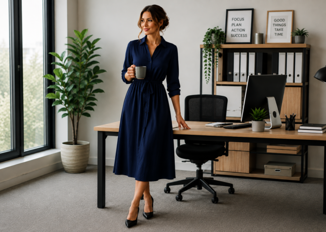 From Desk to Dinner: How to Transition One Midi Dress 5 Ways
